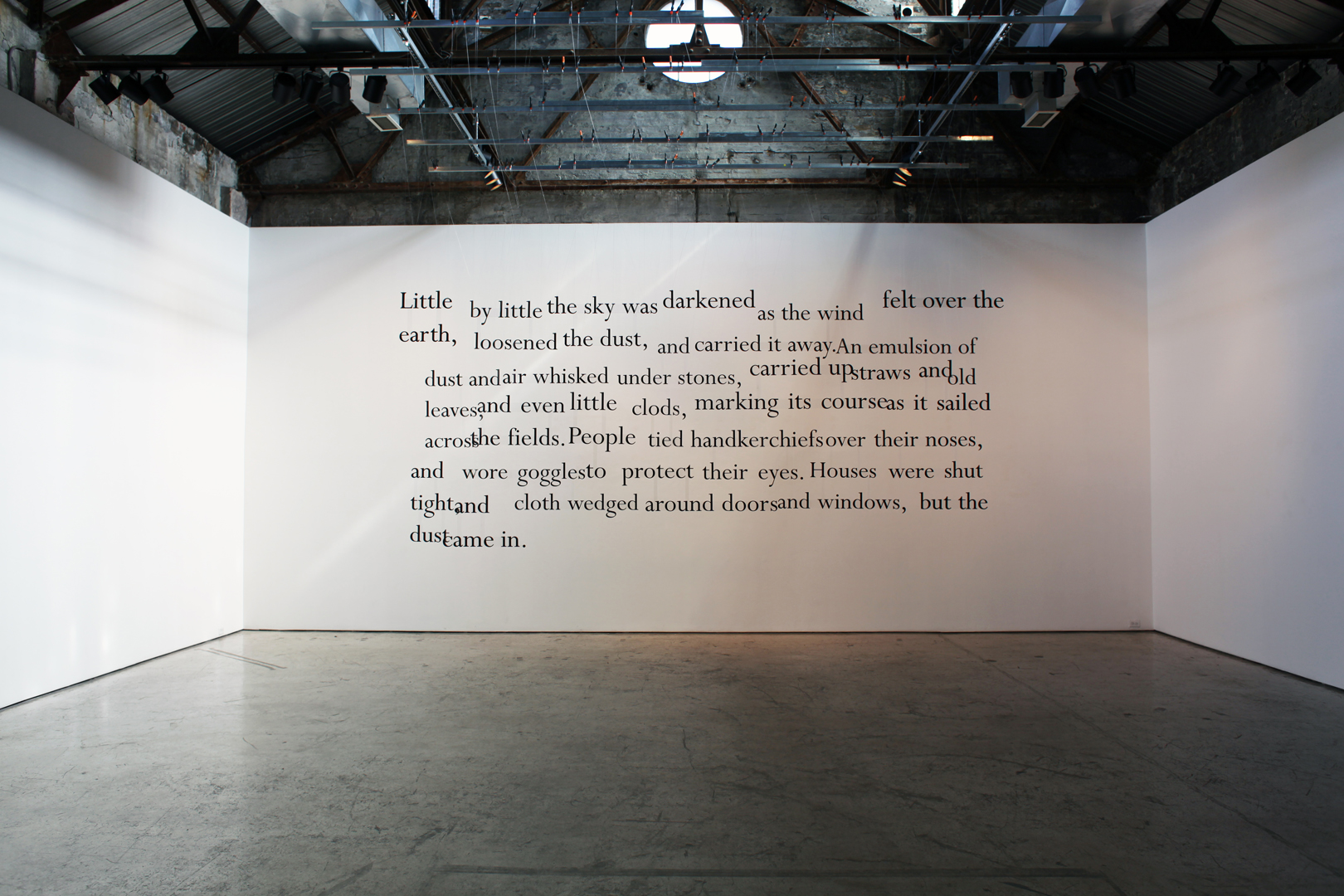 Installation View 4 petits genres 2012