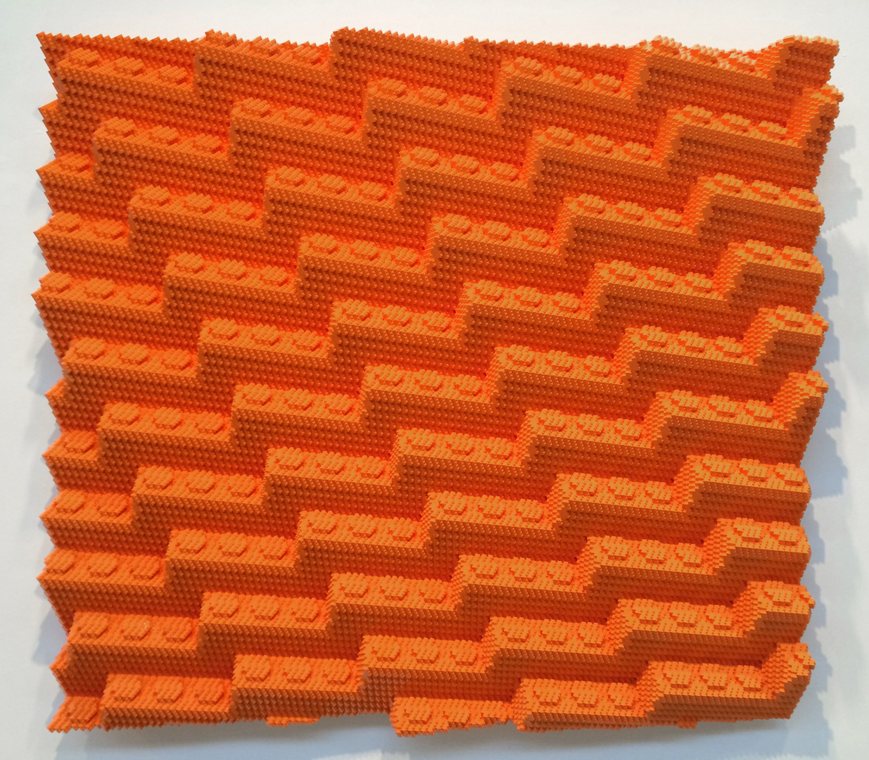 Orange 1 x 3 Brick Pattern 2014