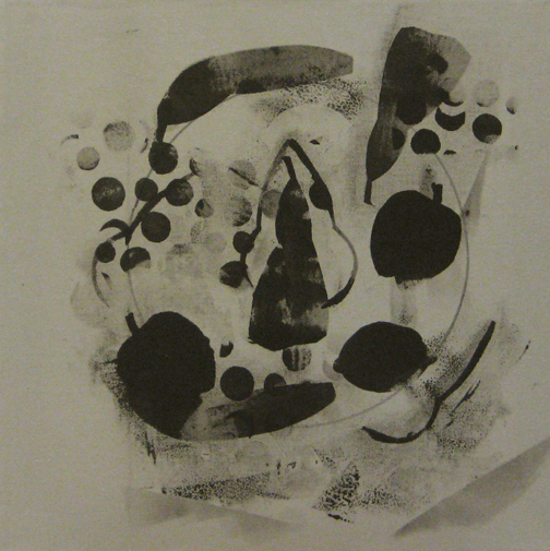 Stencil 076 Still Life Floating Fruit 1992