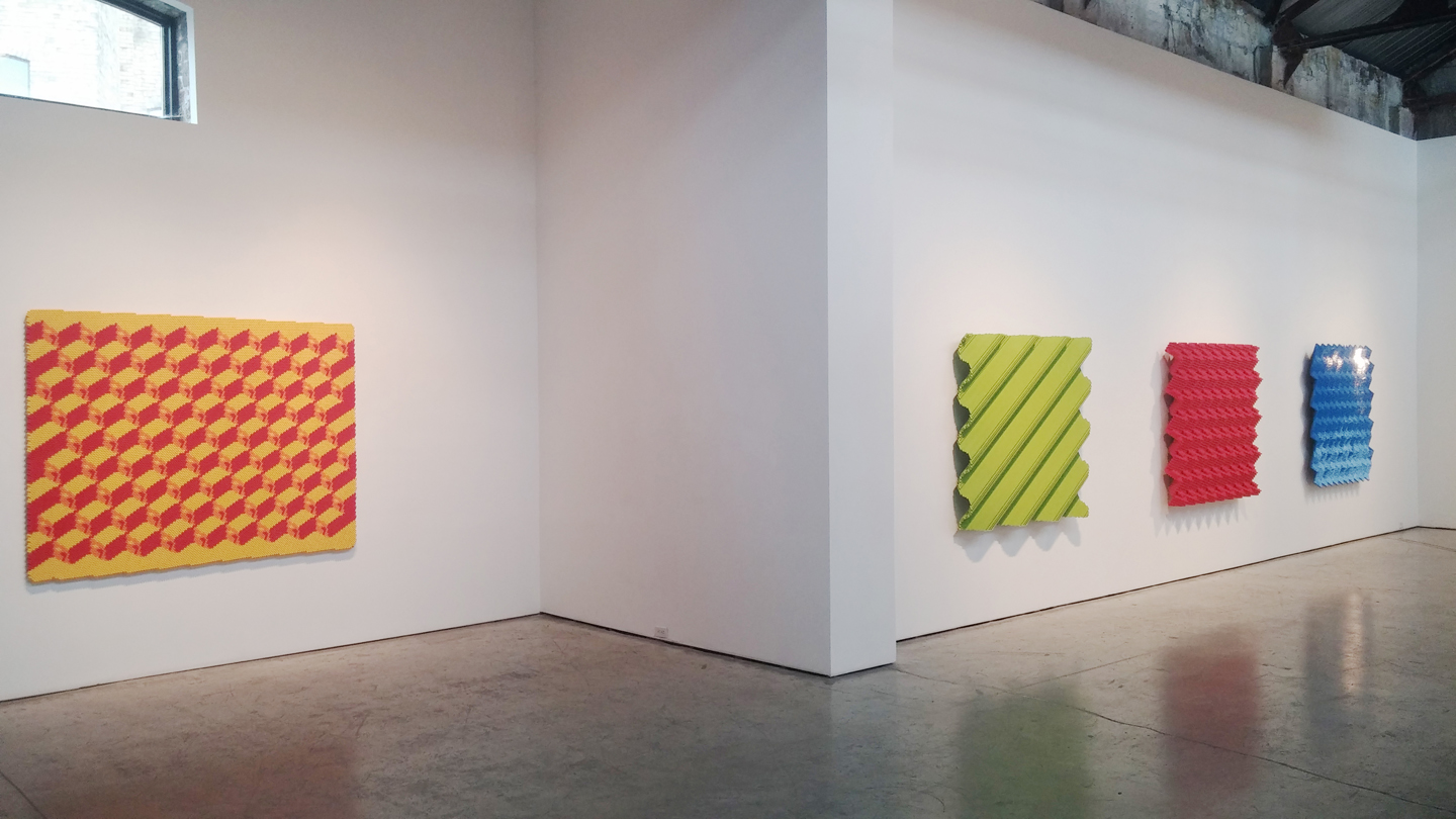 Installation View 1 Blacks Curves & Patterns 2014