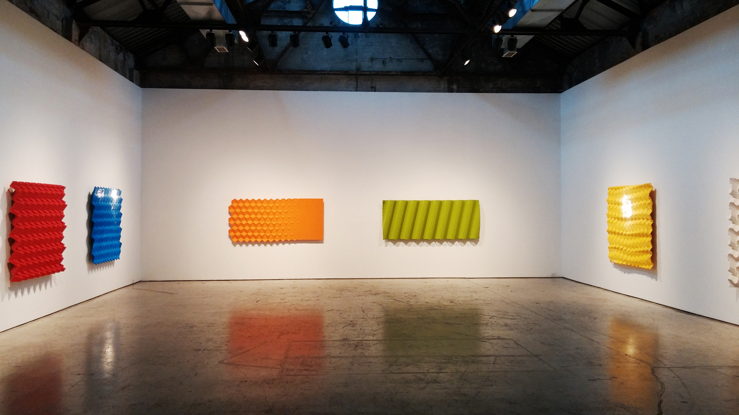 Installation View 2 Blacks Curves & Patterns 2014