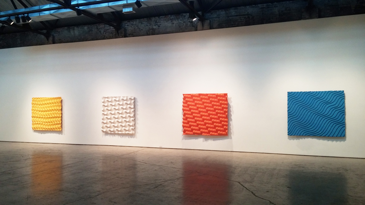 Installation View 3 Blacks Curves & Patterns 2014