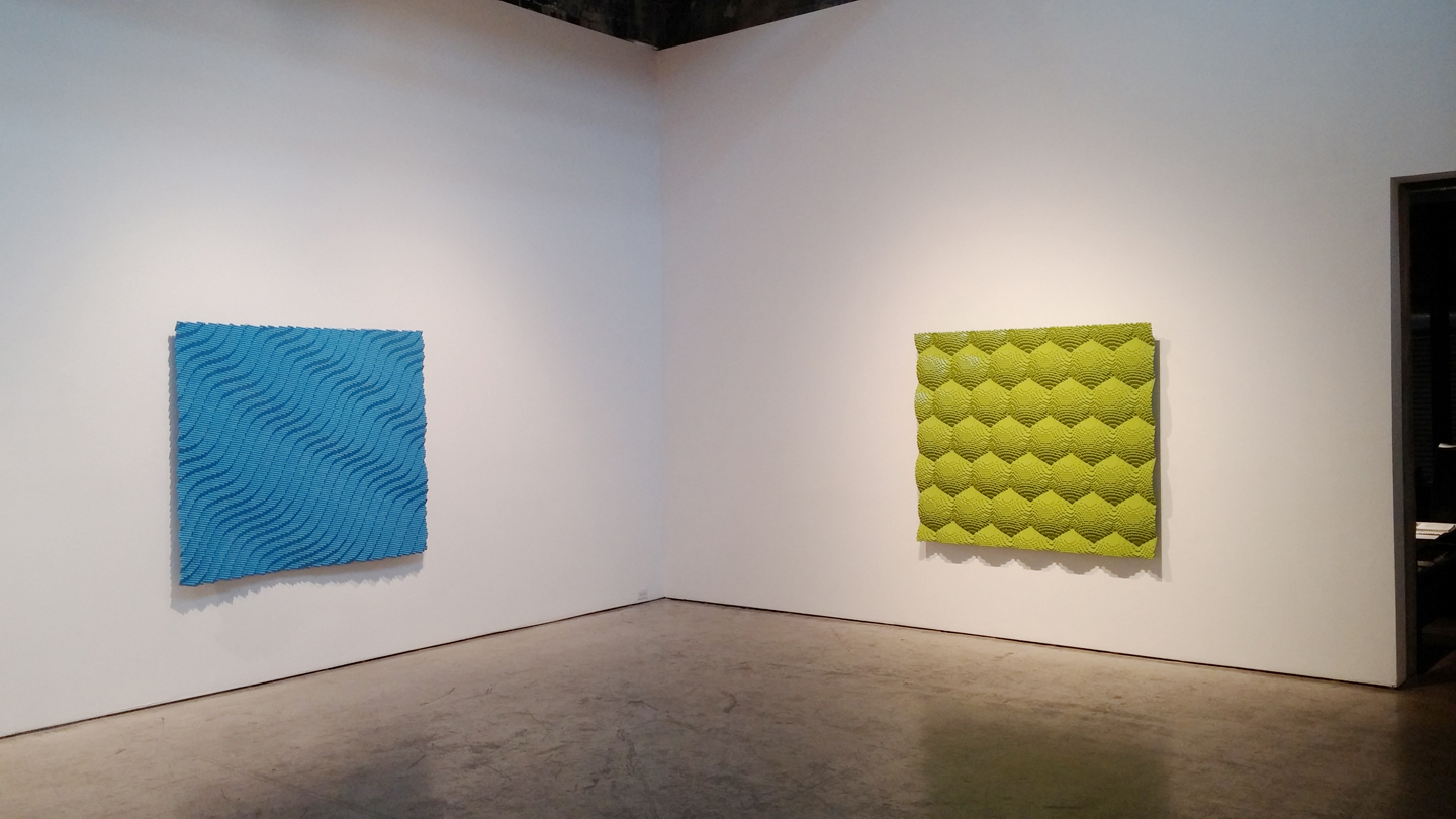 Installation View 4 Blacks Curves & Patterns 2014