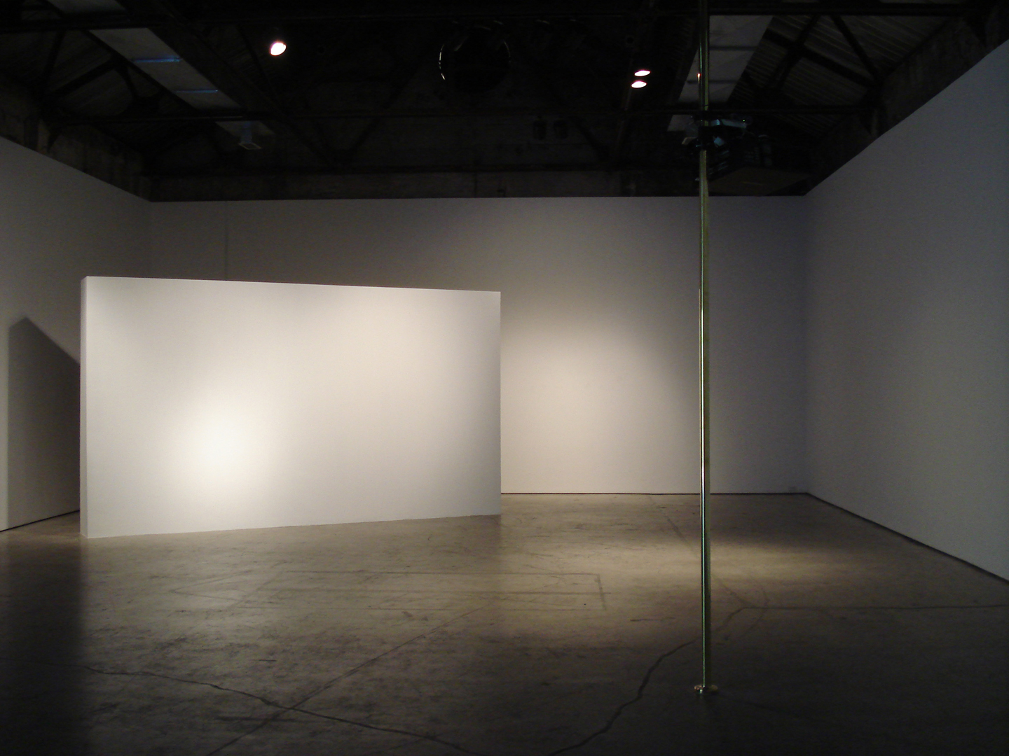 Installation View 6 As if his throat 2010